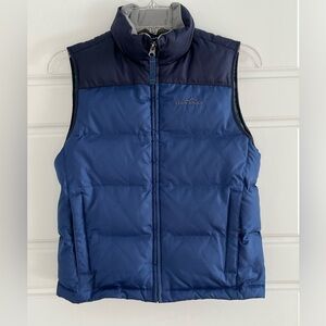 Eddie Bauer Vest Premium Quality Goose Down
Puffer Quilted 2 Tone Blue Boys 10